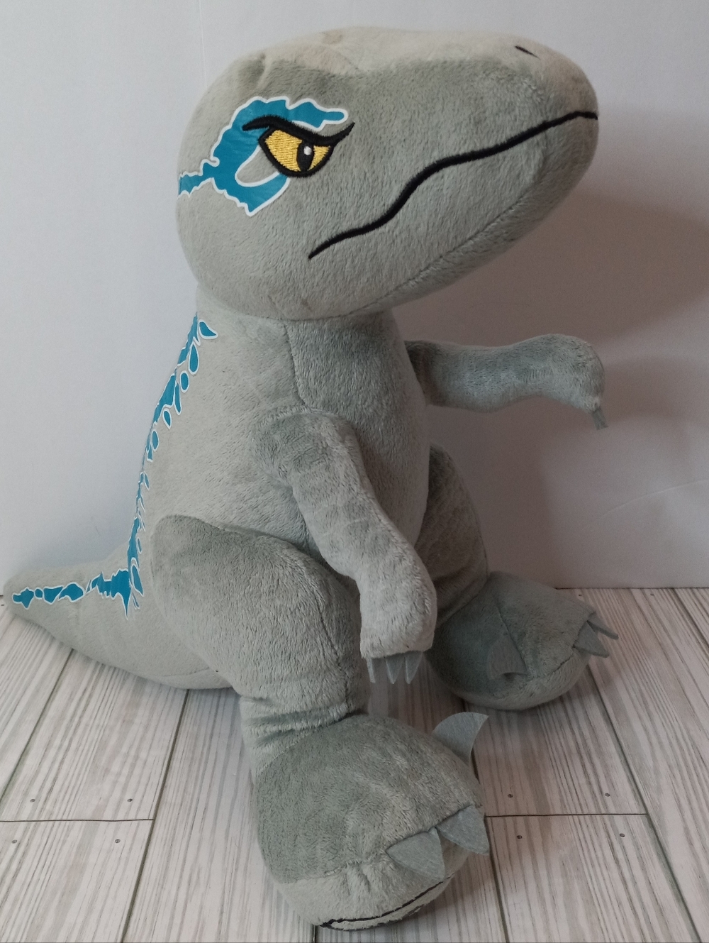 Universal Studios Jurassic World Blue Velociraptor Dinosaur Plush Stuffed Animal